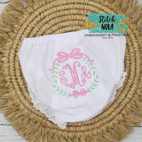 Personalized Bloomers ,Personalized Diaper Cover, Embroidered Bloomers, Newborn, Layette