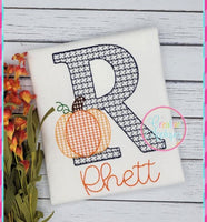 Pumpkin Sketch Alpha Sketch Shirt