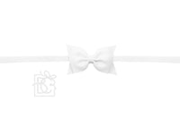 1/4" Pantyhose Headband W/ 2.5" Flat Bow