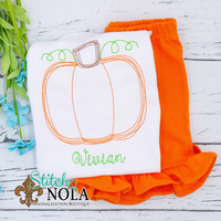 Personalized Vintage Pumpkin Shirt