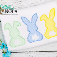 Personalized Easter Bunny Trio Sketch Shirt