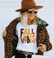 Adult Fall Vibes Printed Tee