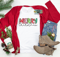 Merry Christmas Printed Tee