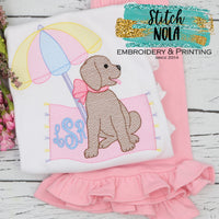 Personalized Puppy At The Beach Sketch Shirt