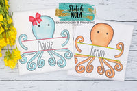 Personalized Octopus Printed Shirt