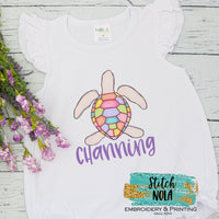 Personalized Colorful Sea Turtle Printed Shirt
