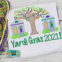 Personalized Yardi Gras 2021 Sketch Shirt