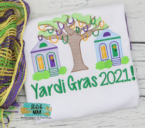 Personalized Yardi Gras 2021 Sketch Shirt