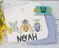 Personalized Bug Trio Printed Shirt