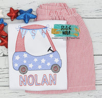 Personalized Patriotic Coupe Sketch Shirt