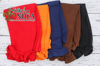 Personalized Santa Appliqué on Colored Garment