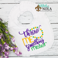 Personalized Mardi Gras Throw Me Something Mister Sketch Shirt