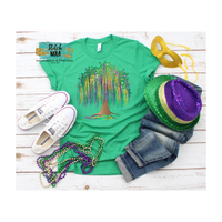 Adult Bead Tree Printed Tee