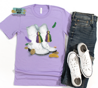 ADULT Mardi Gras Marching Boots Printed Tee