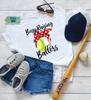 Busy Raising Ballers Printed Tee