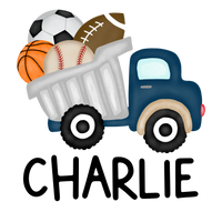 Sports Dump Truck Printed Shirt