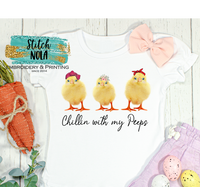 Personalized Chillin With My Peeps Printed Shirt