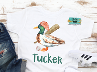Baseball Duck Printed Tee