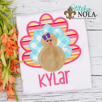 Personalized Turkey Applique Shirt