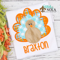 Personalized Turkey Applique Shirt