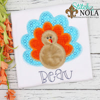 Personalized Turkey Applique Shirt
