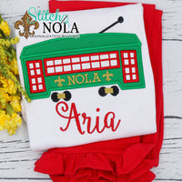 Personalized Streetcar Applique Shirt