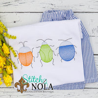 Personalized Bug Trio Sketch Shirt