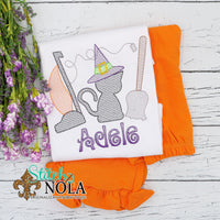 Personalized Halloween Witch Trio Sketch Shirt