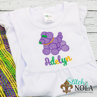 Personalized Mardi Gras Dog Sketch Shirt