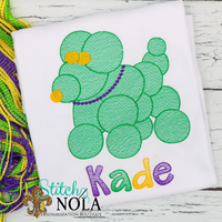 Personalized Mardi Gras Dog Sketch Shirt