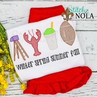 Personalized NOLA Seasons Sketch Shirt