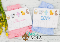 Personalized Easter Theme Sketch Shirt