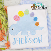 Personalized Easter Dinosaur with Eggs Sketch Shirt