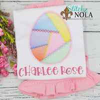 Personalized Patchwork Easter Egg Sketch Shirt