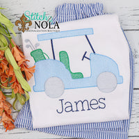 Personalized Golf Cart Sketch Shirt