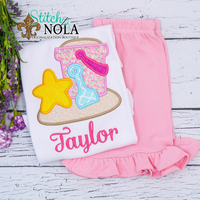 Personalized Beach Bucket Applique Shirt