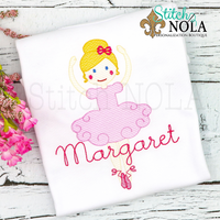Personalized Ballerina Sketch Shirt
