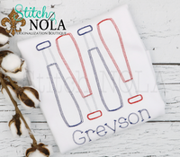 Personalized Baseball Bats Sketch Shirt