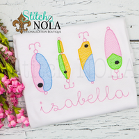 Personalized Fishing Baits Sketch Shirt