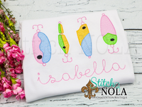 Personalized Fishing Baits Sketch Shirt