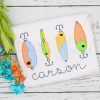 Personalized Fishing Baits Sketch Shirt