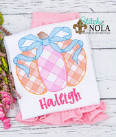 Personalized Gingham Pumpkin Sketch Shirt