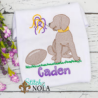 Personalized Football Dog Sketch Shirt