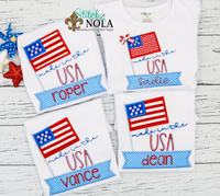 Personalized Made In The USA Applique Shirt
