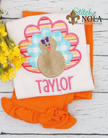 Personalized Turkey Applique Shirt