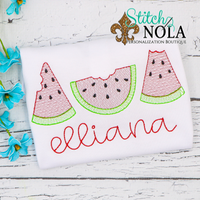 Personalized Watermelon Trio Sketch Shirt