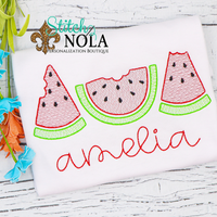 Personalized Watermelon Trio Sketch Shirt