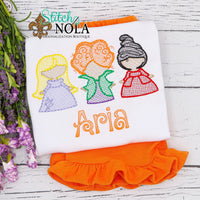 Personalized Witch Trio Sketch Shirt