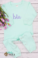 Personalized Baby Sketch on Colored Garment
