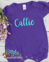 Personalized Baby Sketch on Colored Garment